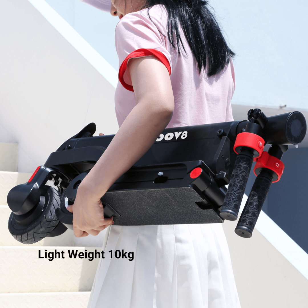 Moov8 X6 Folding eScooter – Ultra-Light Design That Fits in a Backpack with Free Backpack
